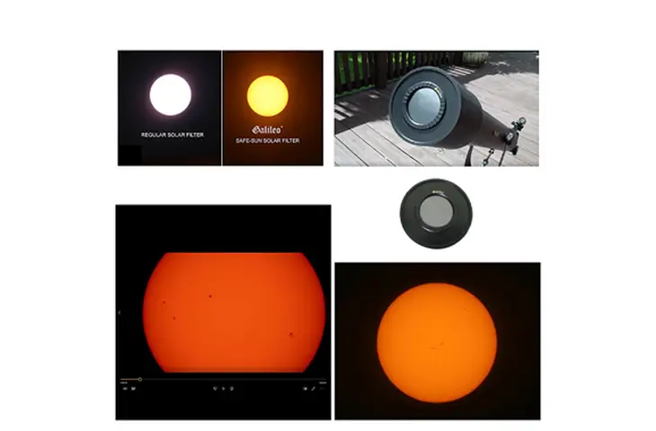 Cassini Tracker 600mmX90mm Refractor Telescope and Solar Filter Cap - view 3